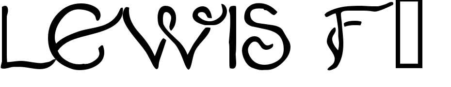 Lewis F. Day 191 Font Download Free